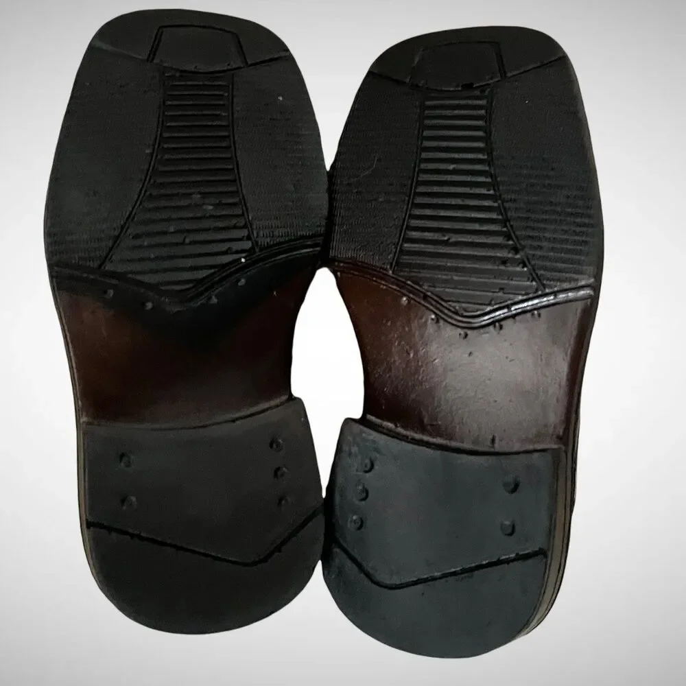 Deer Stags Motivation Boys Toddler Black Shoes Size 6TM, New Without Tags or Box